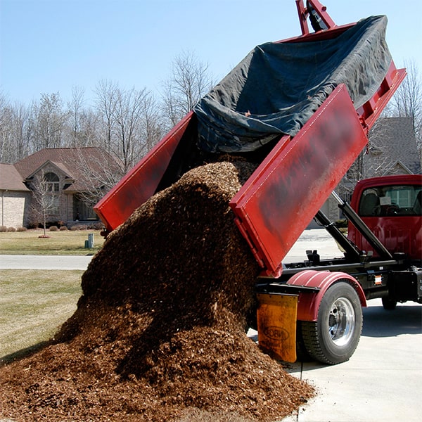 the cost of mulch delivery varies depending on the distance and quantity ordered